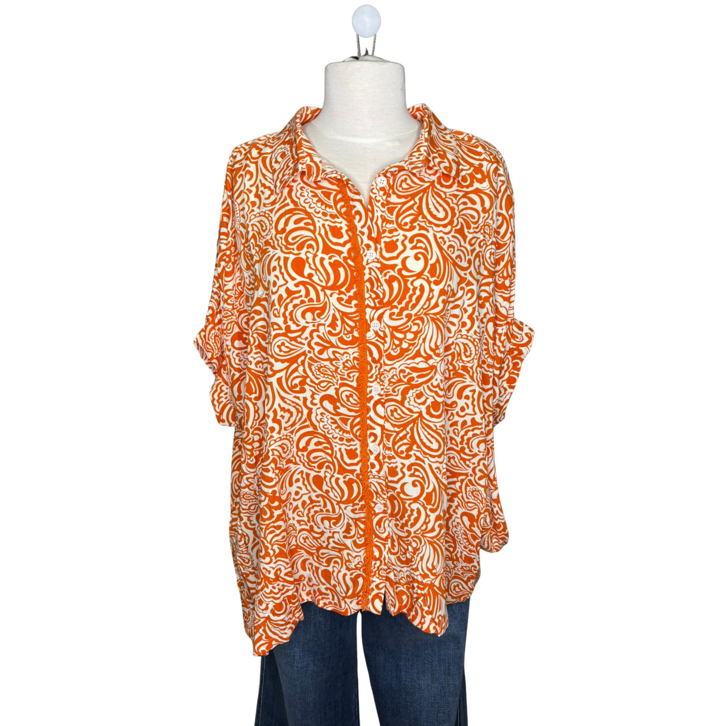 Paisley Oversized Blouse