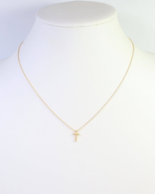 Abide Cross Necklace