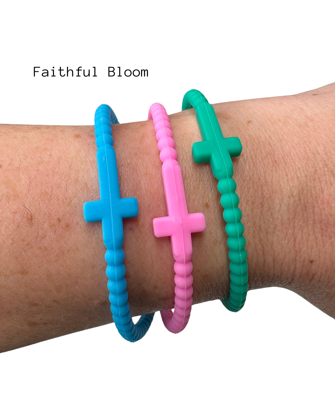 Faith Mini Stack Cross Bracelet