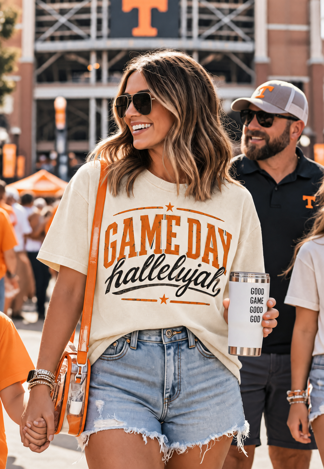 Game Day Hallelujah Graphic Tee