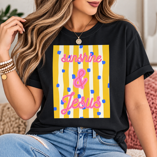 Sunshine & Jesus Tee