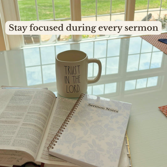 Sermon Notes Journal for Teens & Adults