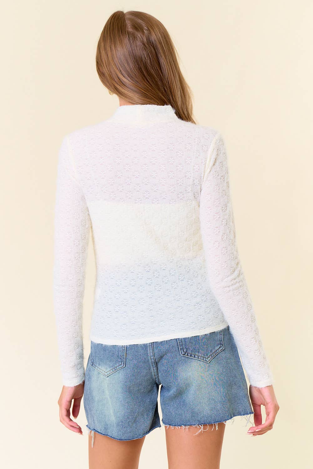 Everly Floral Lace Layering Top