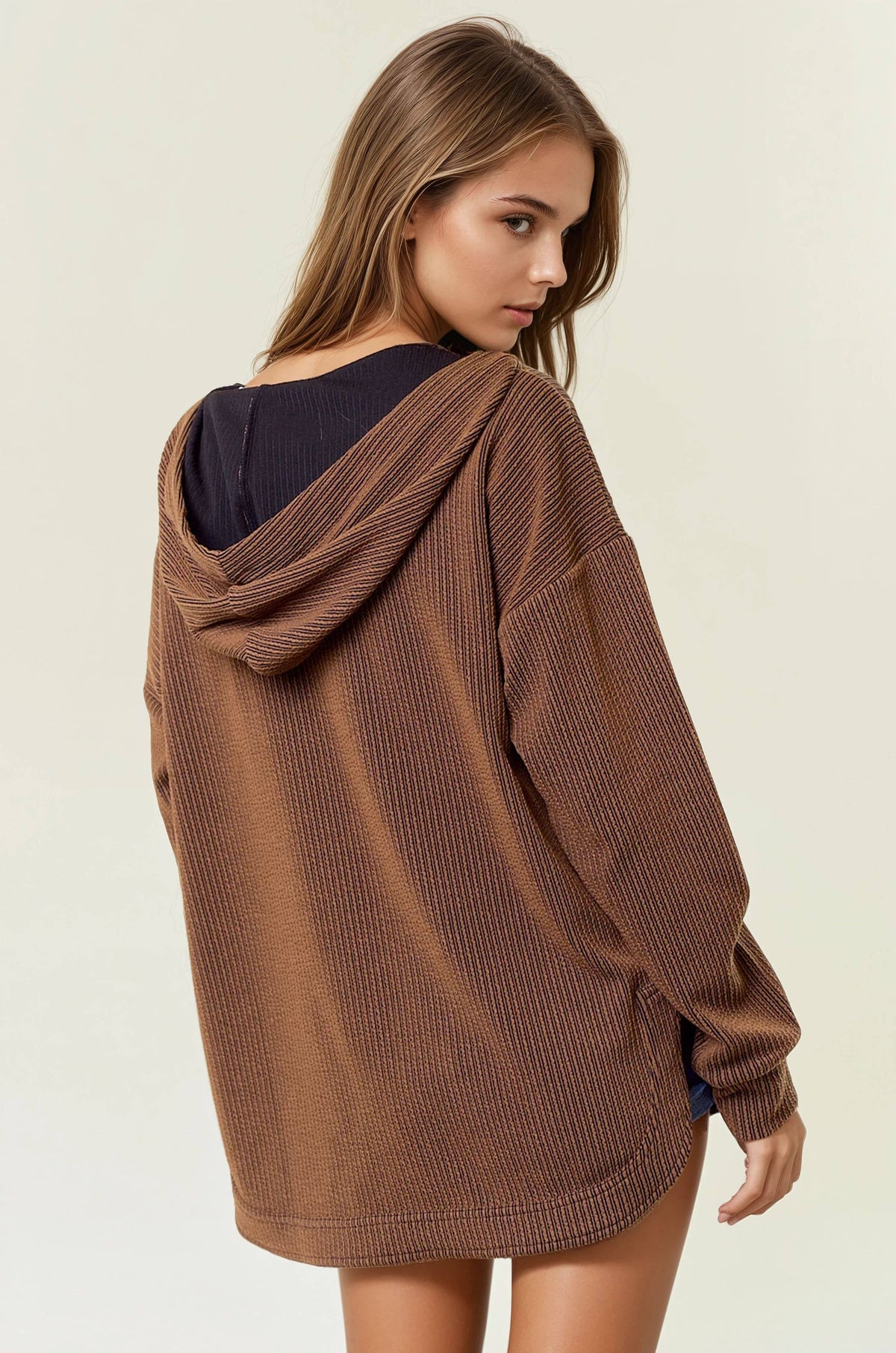 Hadley Textured Hoodie