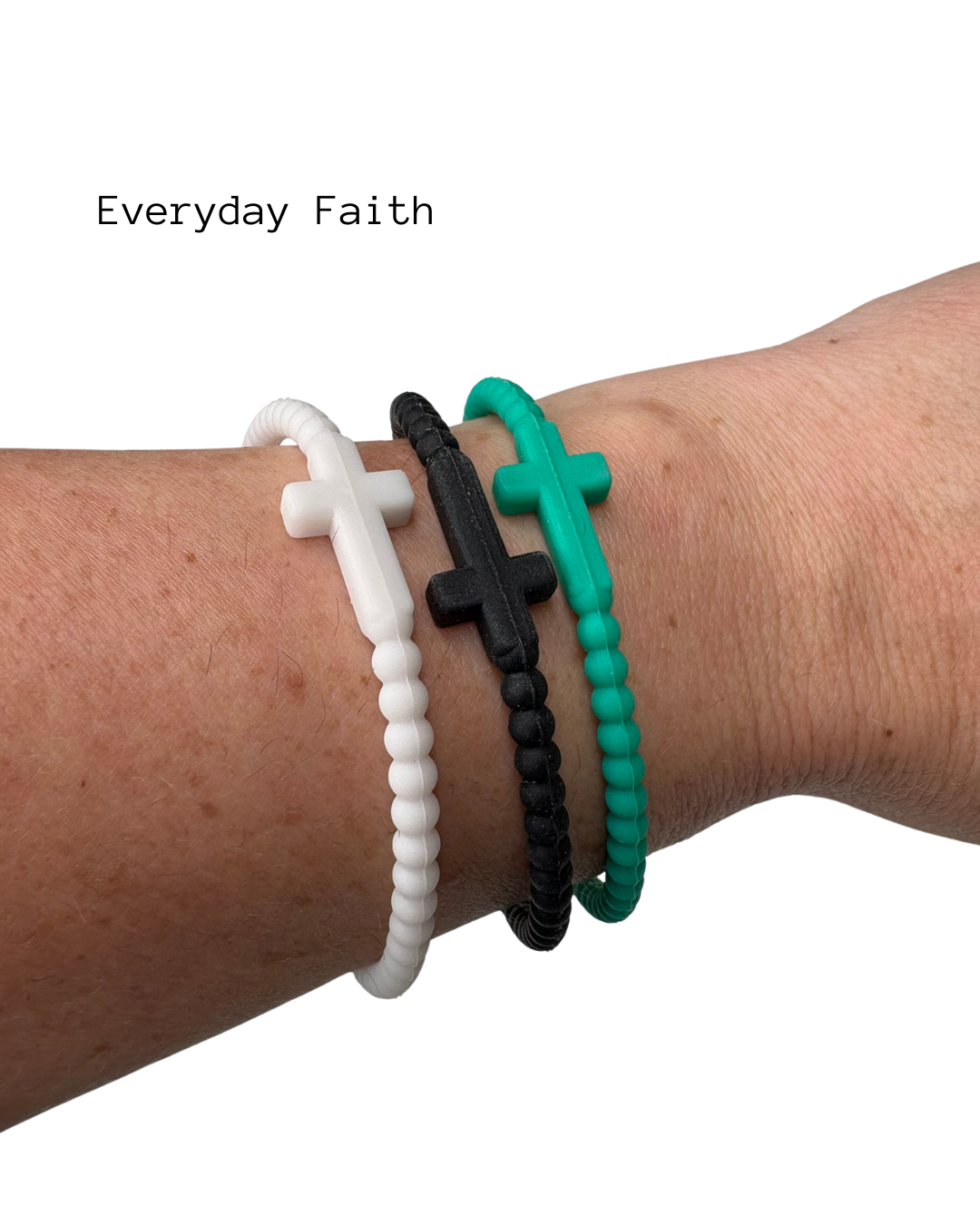 Faith Mini Stack Cross Bracelet