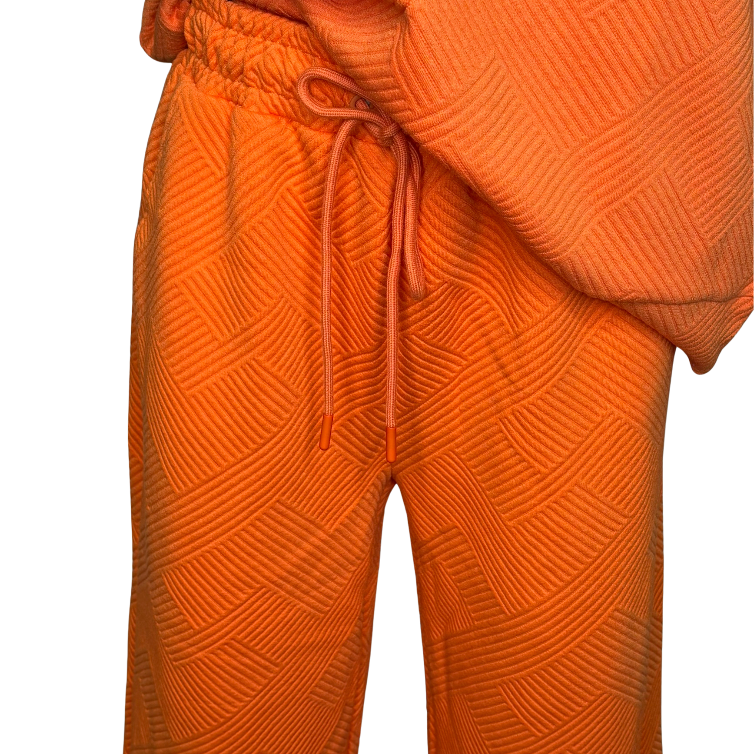 Orange Quilted Pants