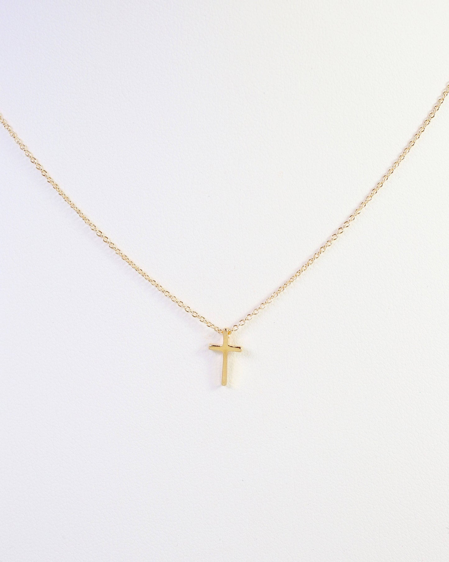 Abide Cross Necklace