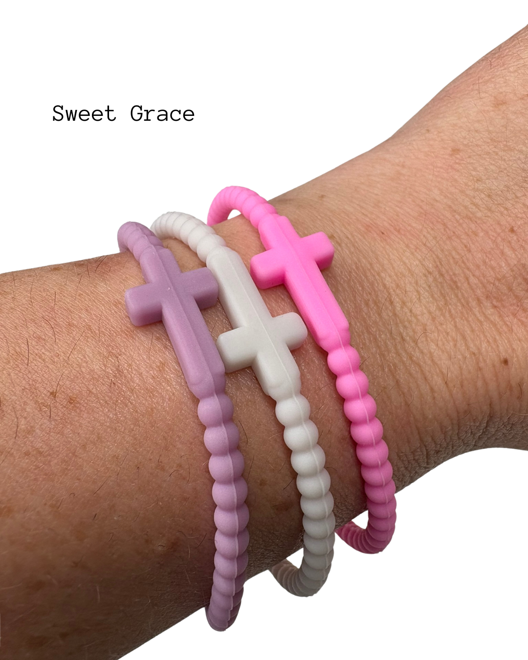 Faith Mini Stack Cross Bracelet