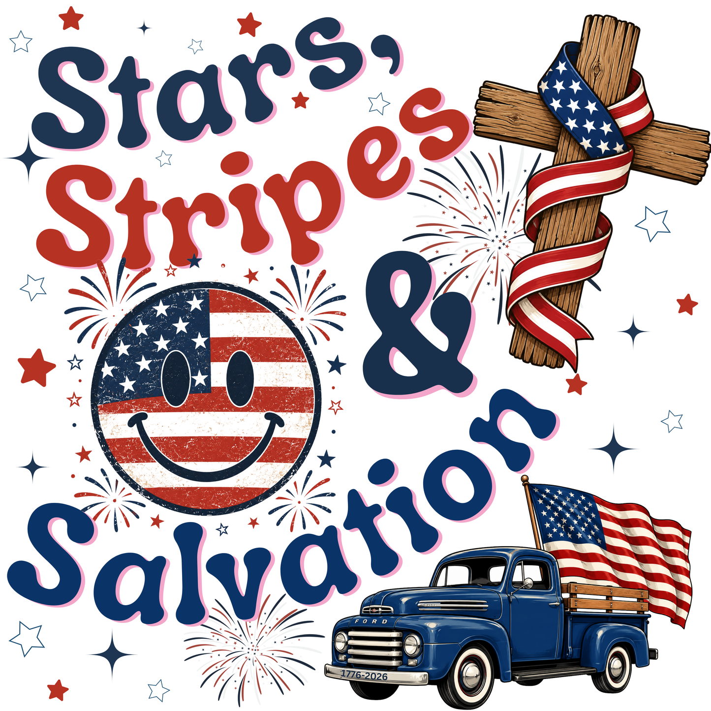 Stars, Stripes, & Salvation Tee