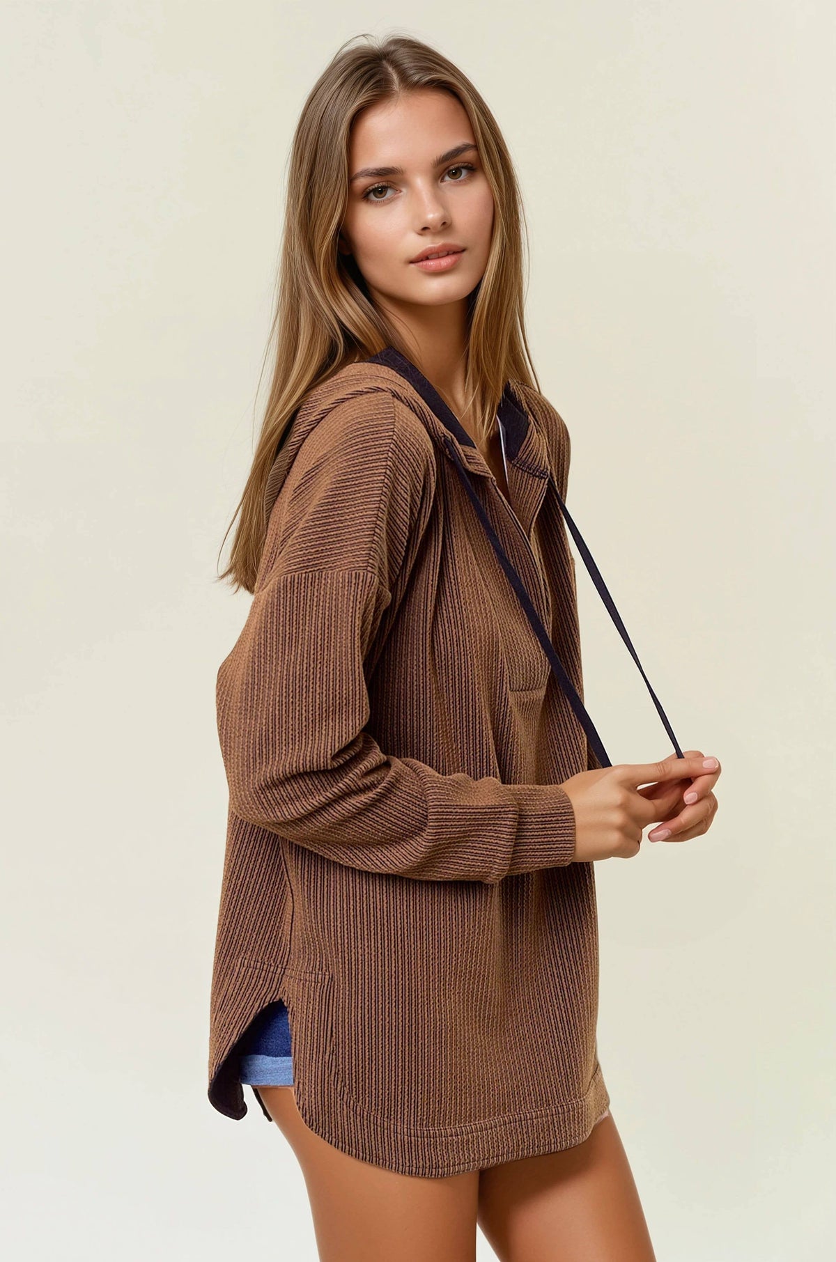Hadley Textured Hoodie