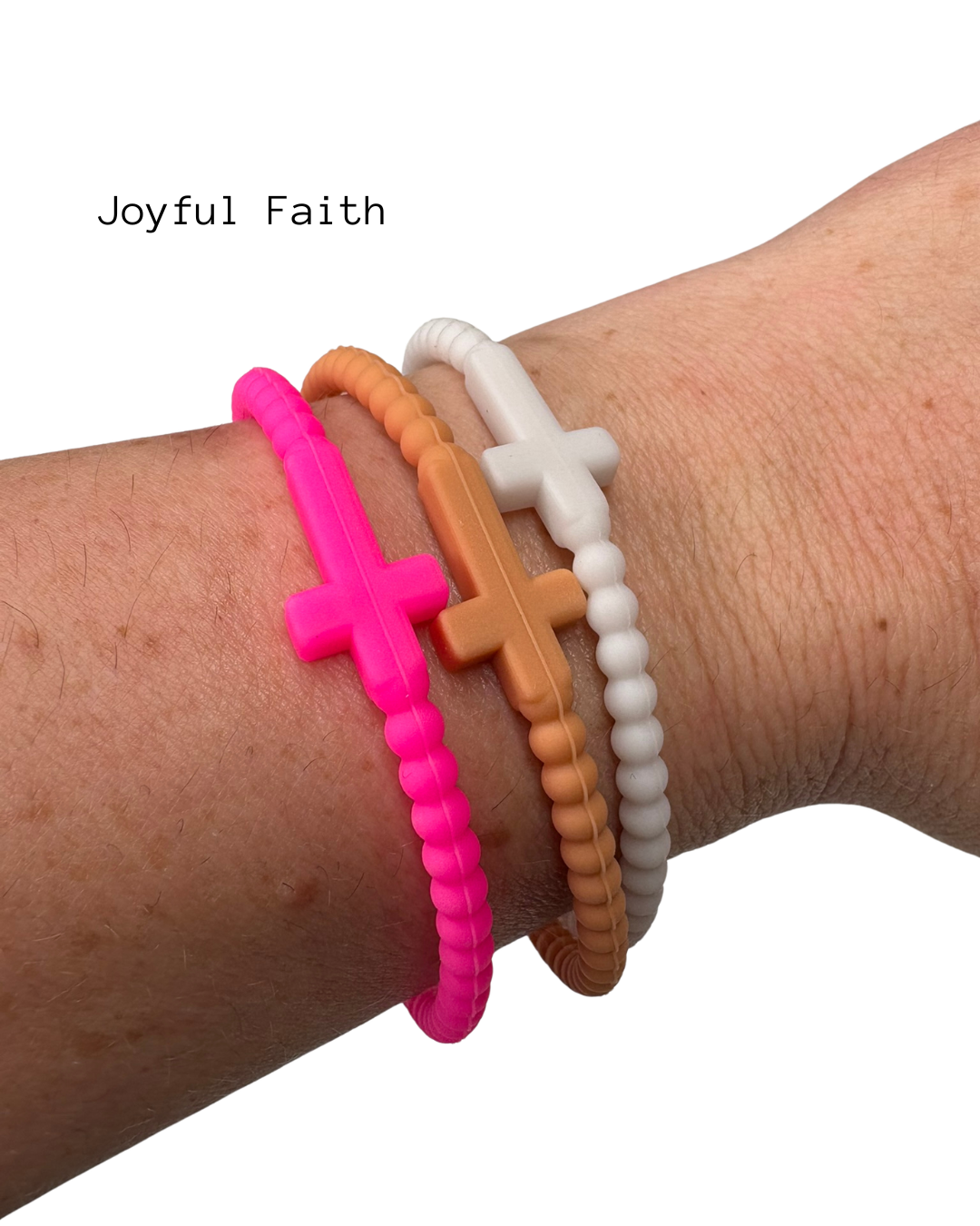 Faith Mini Stack Cross Bracelet