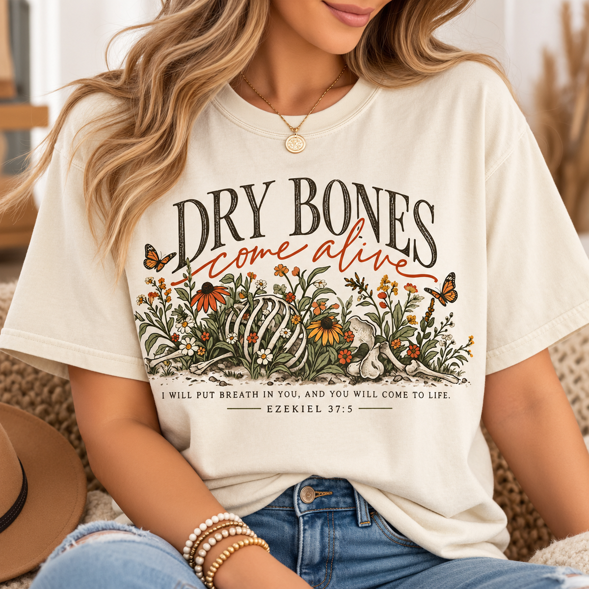 Dry Bones Come Alive Faith Tee