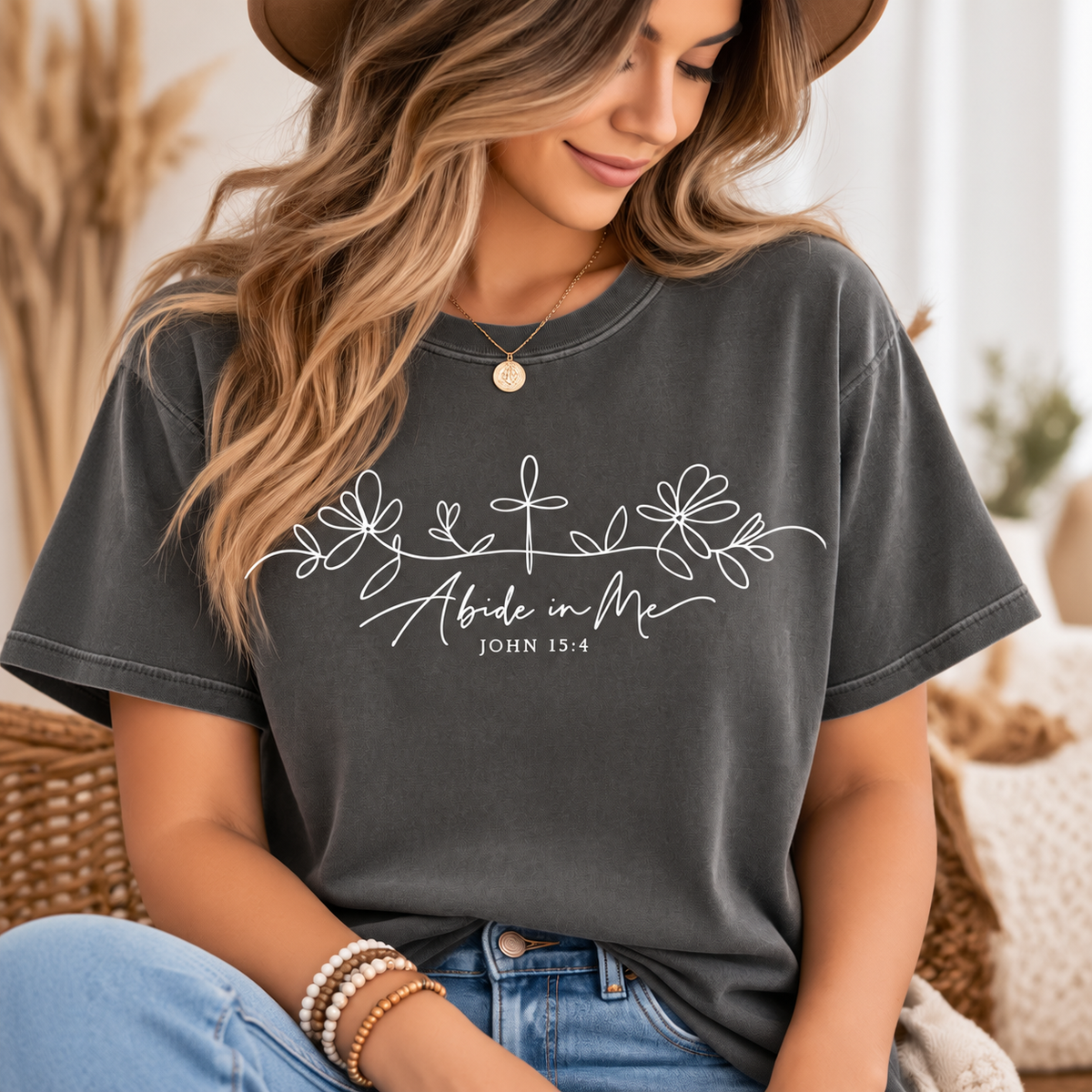 Abide in Me Faith Tee