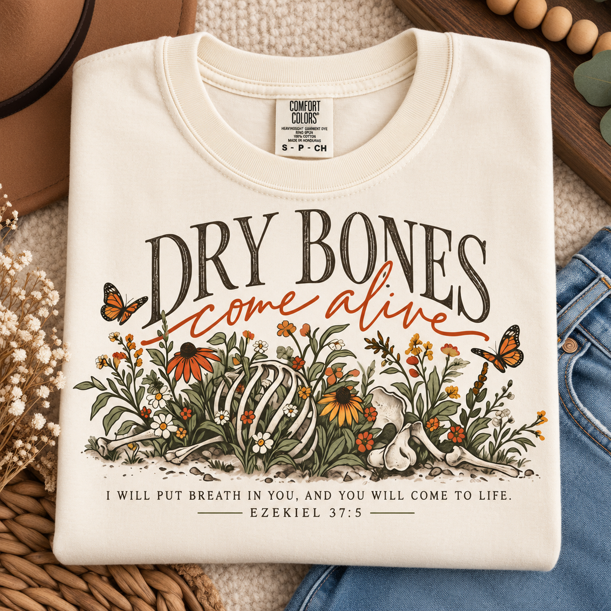 Dry Bones Come Alive Faith Tee