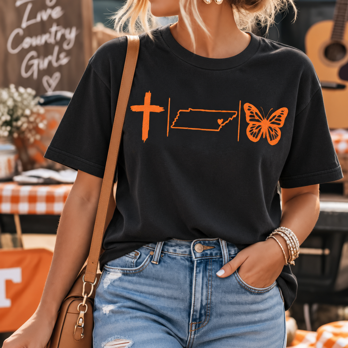 Faith, Tennessee & Butterfly Graphic Tee