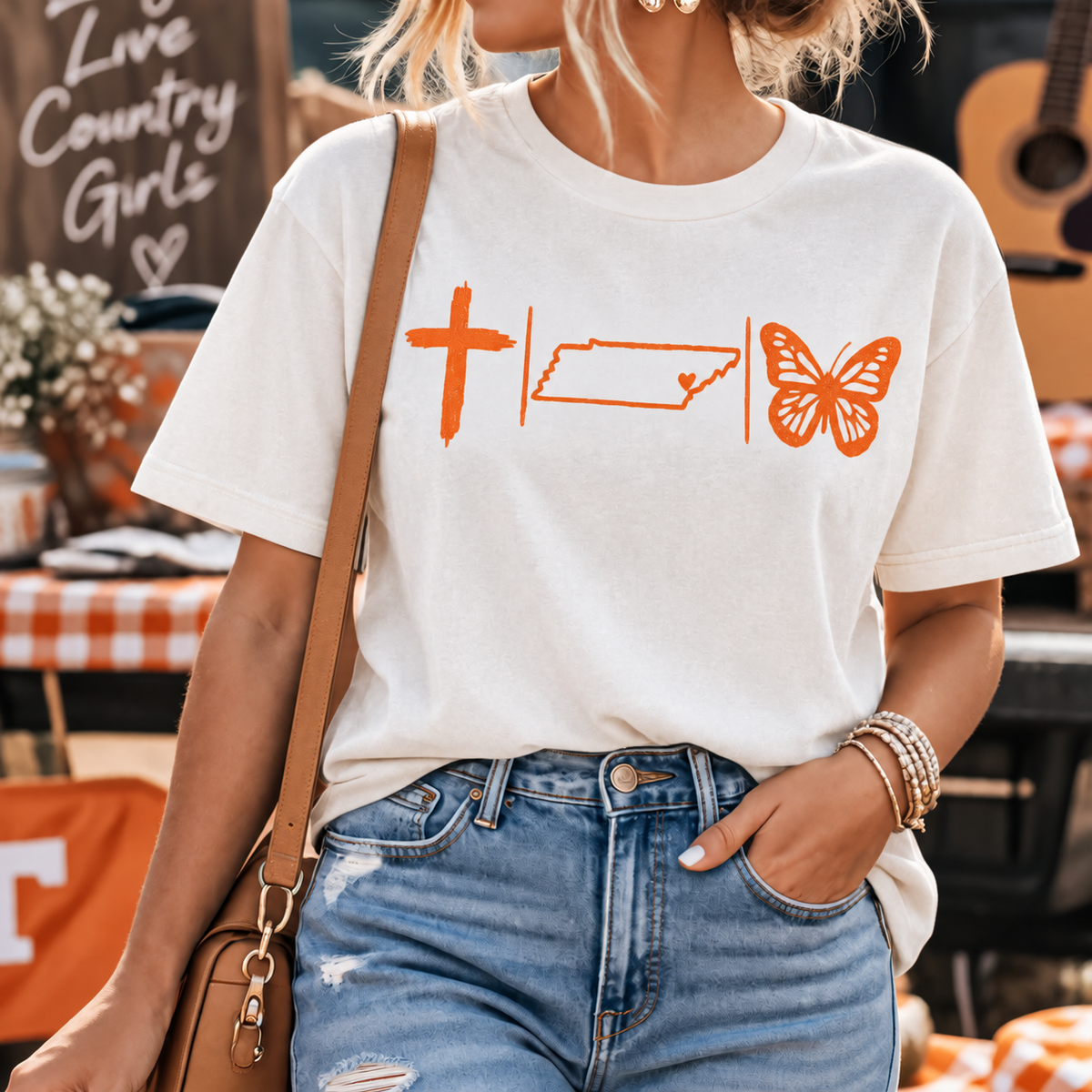 Faith, Tennessee & Butterfly Graphic Tee