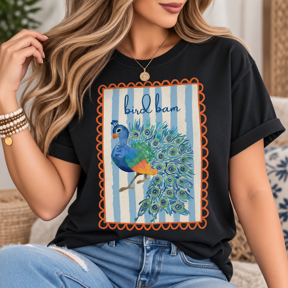 Bird Bam Mahjong Tee