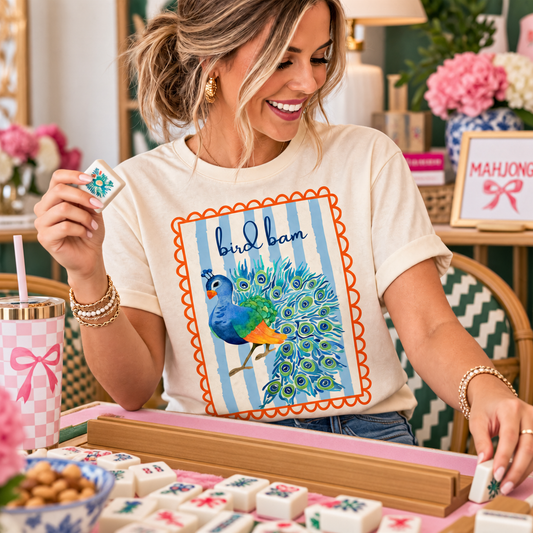 Bird Bam Mahjong Tee