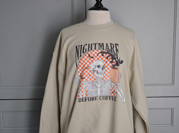 Nightmare Before Coffee Sweatshirt