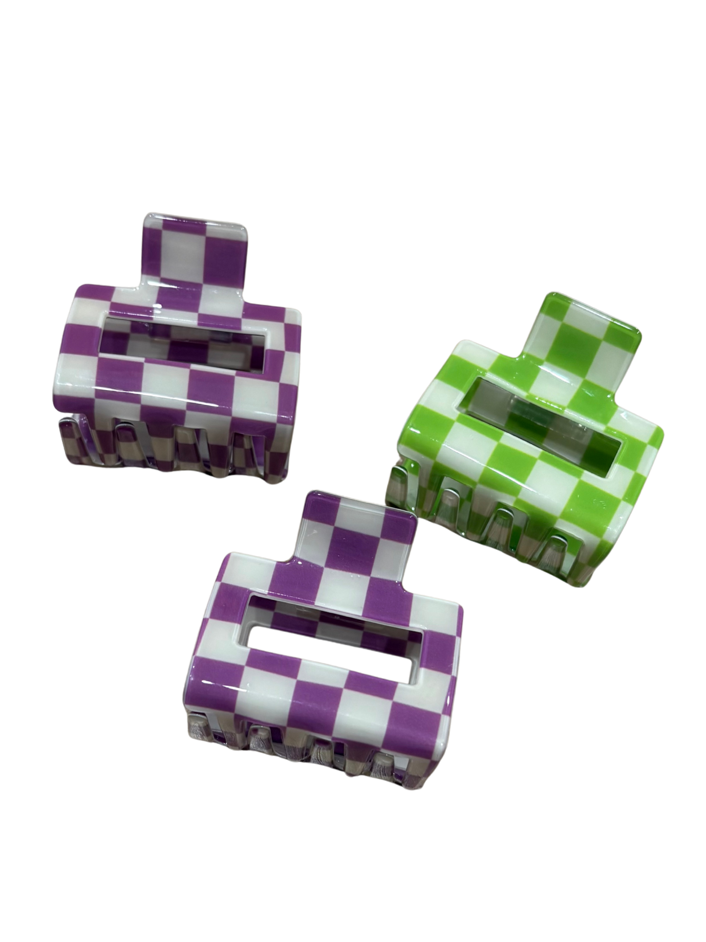 Checkered Claw Clip