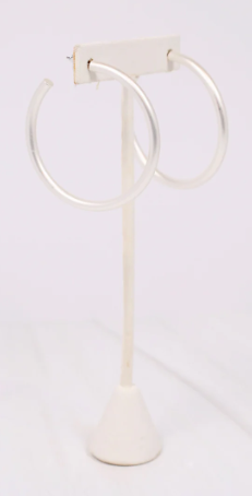 Arden Classic Hoops - Matte Silver or Gold