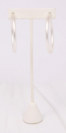 Arden Classic Hoops - Matte Silver or Gold