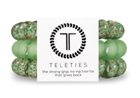 Teleties Large Hair Ties, 3-pk
