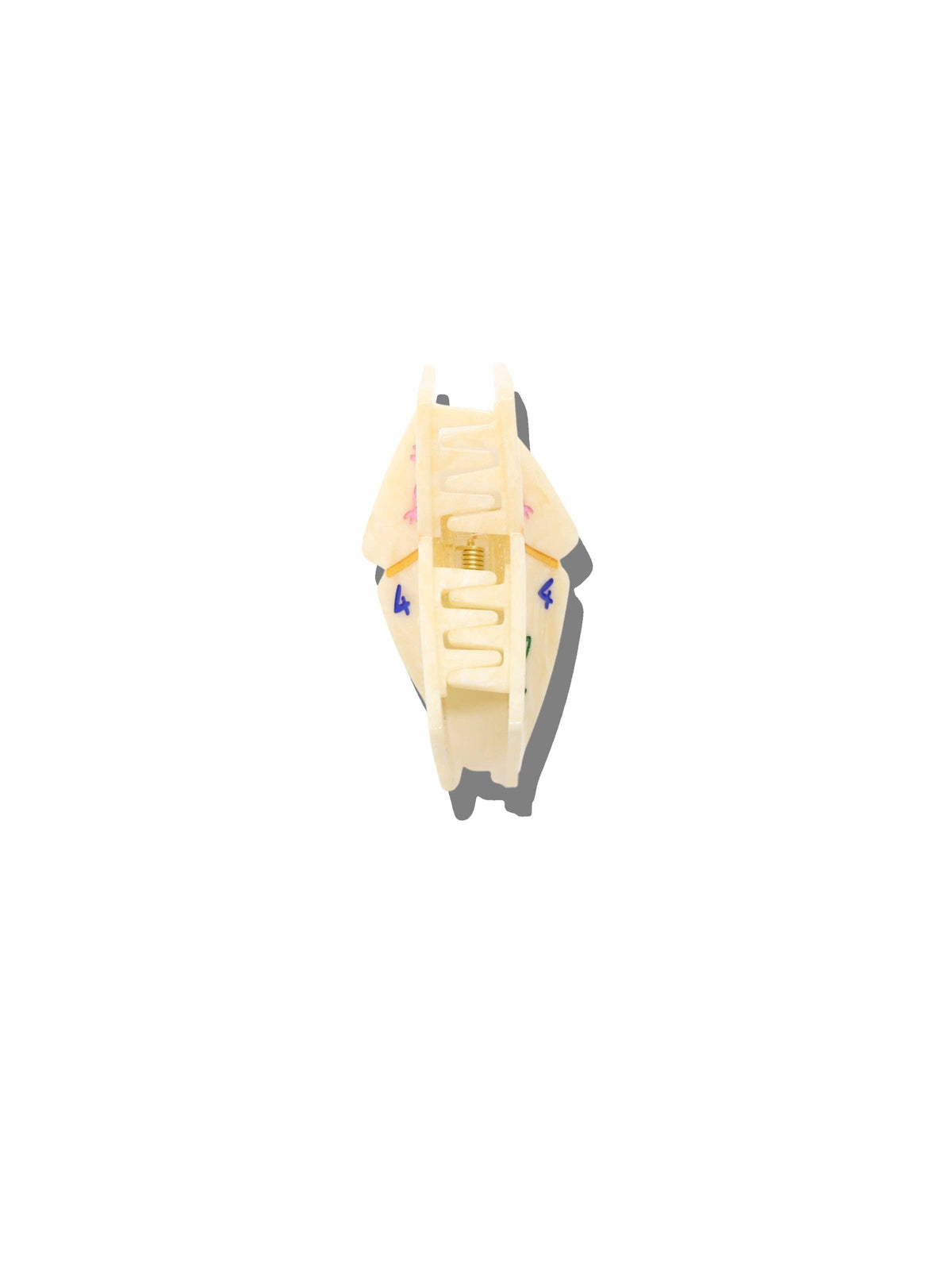 Mahjong Floral Claw Clip