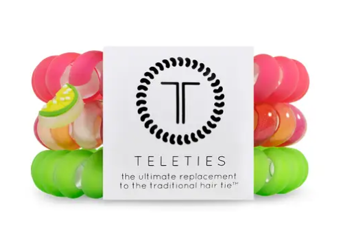 Teleties Large Hair Ties, 3-pk