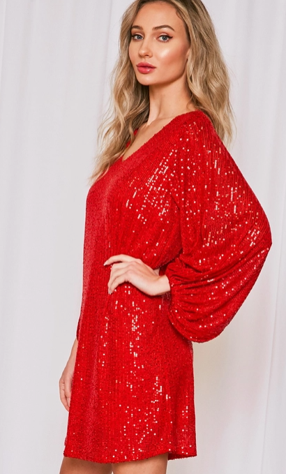 Sequin Mini Dress
